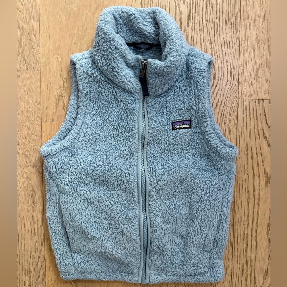 Patagonia Kids Blue Fleece Vest